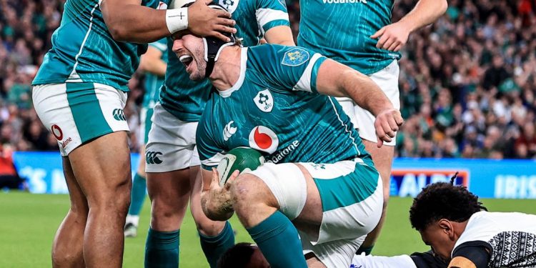 Autumn Nations Series: Irlanda mostró todo su nivel ante Fiji
