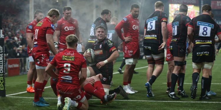 Challenge Cup: Gloucester le ganó a Scarlets y se ilusiona con la fase II