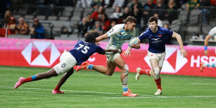 Svns 2025: Los Pumas 7s se metieron en cuartos de final en Canadá