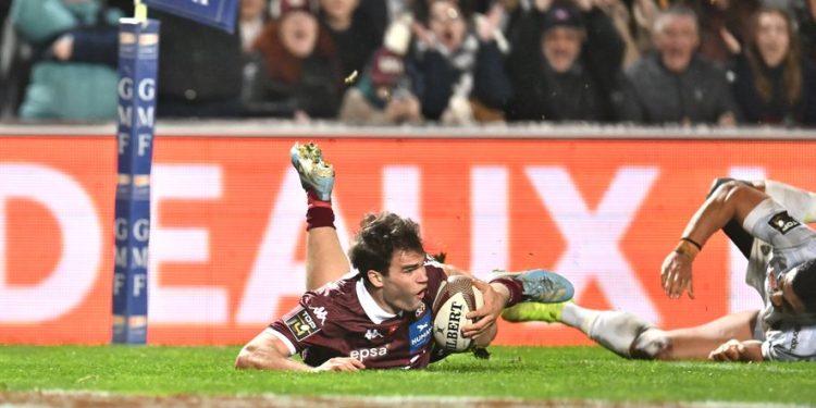 Top 14: Bordeaux-Bègles ganó y sigue prendido en los puestos de arriba