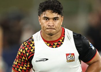 Wallace Sititi, la joya de los All Blacks, regresó antes de lo previsto tras una lesión de rodilla