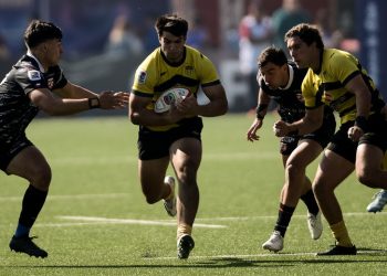 Súper Rugby Américas: Festejo de Peñarol Rugby en Chile
