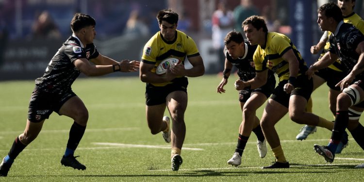 Súper Rugby Américas: Festejo de Peñarol Rugby en Chile