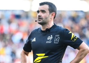 Pierre Brousset, el árbitro elegido para la final del Top 14 entre Toulouse y Bordeaux-Bègles