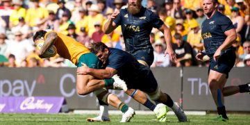 Rugby Championship: Australia lo ganó en la última con ayudín